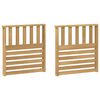 vidaXL Module d'accoudoirs 2 pcs Blanc 60 x 6 x 61 cm
