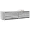 vidaXL Meuble TV Sonoma gris 100 x 31 x 25.5 cm Bois d'ing&eacute;nierie