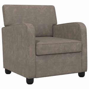 vidaXL Fauteuil Gris antique Simili cuir