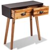 vidaXL Table console Bois d'acacia massif 70x30x75 cm