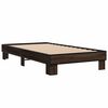 vidaXL Cadre de lit sans matelas ch&ecirc;ne marron 90x200 cm