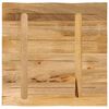 vidaXL Dessus de table bord vivant 40x40x3,8 cm bois de manguier brut