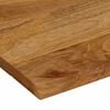 vidaXL Dessus de table &agrave; bord vivant 90x80x3,8 cm bois massif manguier