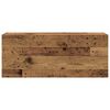 vidaXL Armoire murale de bain vieux bois 100x25x40cm bois d'ing&eacute;nierie