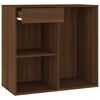 vidaXL Armoire cosmétique Chêne marron 80x40x75 cm Bois d'ingénierie