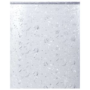 vidaXL Film pour fen&ecirc;tre d&eacute;poli motif de fleur 45x500 cm PVC