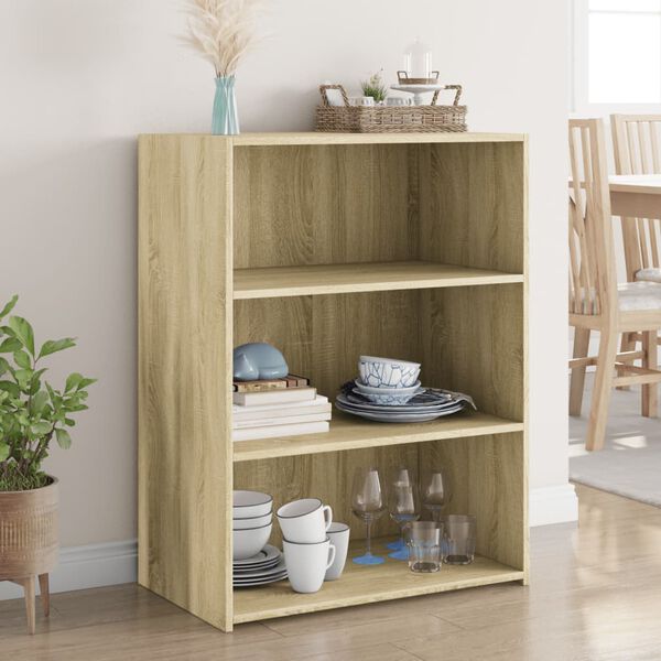 vidaXL Buffet ch&ecirc;ne sonoma 70x41x93 cm bois d'ing&eacute;nierie