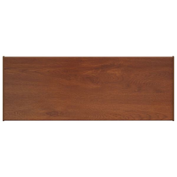 vidaXL Appui de fen&ecirc;tre Bois Brun 60 x 30 x 4,5 cm PVC
