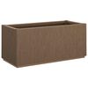vidaXL Bo&icirc;te de fleurs de jardin Marron 80 x 36 x 35 cm PP