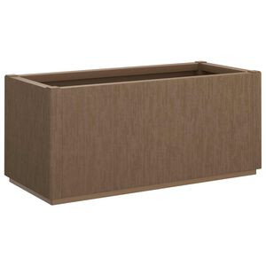 vidaXL Bo&icirc;te de fleurs de jardin Marron 80 x 36 x 35 cm PP