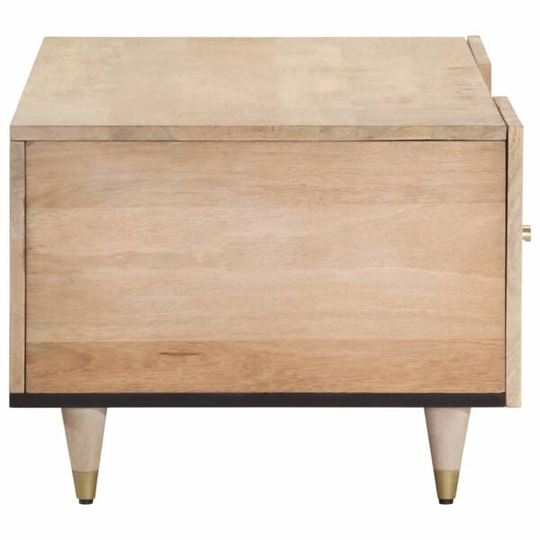 vidaXL Table basse 100x54x40 cm bois de manguier massif
