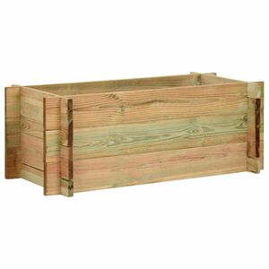 vidaXL Lit de l&eacute;gumes sur&eacute;lev&eacute; de jardin Vert 120 x 80 x 32 cm
