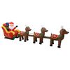 vidaXL D&eacute;coration gonflable de P&egrave;re No&euml;l et de rennes LED 490 cm
