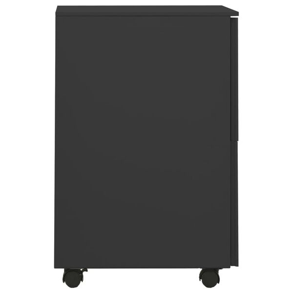 vidaXL Classeur mobile Anthracite 39x45x67 cm Acier
