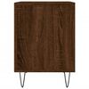 vidaXL Table de chevet ch&ecirc;ne marron 40x35x50 cm bois d&rsquo;ing&eacute;nierie