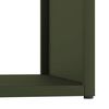 vidaXL Portant de bois chauffage vert olive 40x40x40 cm