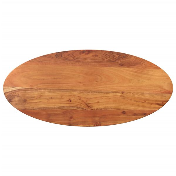 vidaXL Dessus de table 120x50x3,8 cm ovale bois massif d'acacia