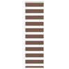 vidaXL Store z&egrave;bre marron 45x100 cm largeur du tissu 40,9 cm polyester