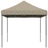 vidaXL Tente de r&eacute;ception pliable escamotable taupe 410x279x315 cm