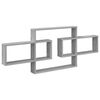 vidaXL &Eacute;tag&egrave;re Murale Sonoma gris 130 x 10 x 50 cm Bois d'ing&eacute;nierie