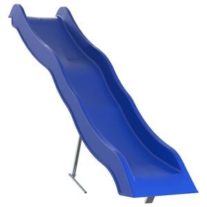 vidaXL Toboggan de jeu bleu 210x40 cm polypropyl&egrave;ne