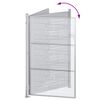 vidaXL Porte de Jardin Argent&eacute; 100 x 150 cm Acier inoxydable