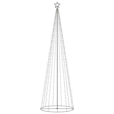 vidaXL Sapin de Noël cône 752 LED coloré décoration 160x500 cm