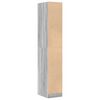 vidaXL Armoire apothicaire sonoma gris 30x41x174,5cm bois d'ing&eacute;nierie