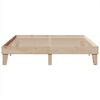 vidaXL Cadre de lit sans matelas 200x200 cm bois massif de pin
