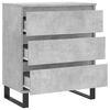 vidaXL Buffet Gris b&eacute;ton 60x35x70 cm Bois d'ing&eacute;nierie