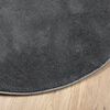 vidaXL Tapis OVIEDO &agrave; poils courts anthracite &Oslash; 200 cm