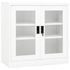 vidaXL Armoire de bureau Blanc 90x40x90 cm Acier