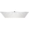 vidaXL T&ecirc;te de douche plongeante carr&eacute;e en acier inoxydable 50x50 cm