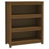 vidaXL Biblioth&egrave;que Marron miel 80x35x97 cm Bois de pin massif