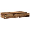 vidaXL Tiroirs de lit avec tiroir Bois ancien 80 x 36,5 x 16,5 cm
