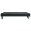 vidaXL Housse de Table Uni Noir 142 x 142 x 15 cm tissu