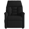 vidaXL Fauteuil de massage inclinable Noir Tissu