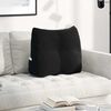 vidaXL Coussin de Dos Noir 60 x 24 x 50 cm Velours