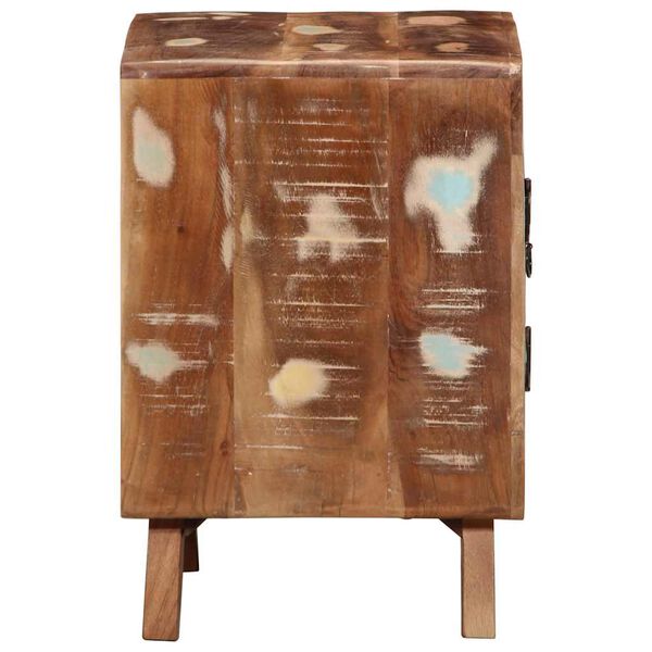 vidaXL Table de chevet 40x32x46 cm bois massif de r&eacute;cup&eacute;ration