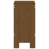 vidaXL Tabourets lot de 2 marron miel 40x36x75 cm bois massif de pin