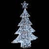 vidaXL Sapin de No&euml;l avec 100 LED Blanc froid 120 cm Acrylique