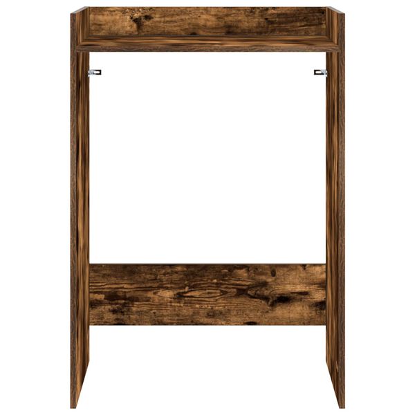 vidaXL Armoire pour machine &agrave; laver Ch&ecirc;ne fum&eacute; 67,5 x 48 x 97 cm