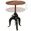 vidaXL Table de bar Bois de r&eacute;cup&eacute;ration massif 75x(76-110) cm