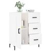vidaXL Buffet blanc 69,5x34x90 cm bois d'ing&eacute;nierie