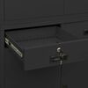 vidaXL Armoire de bureau Anthracite 90x40x180 cm Acier