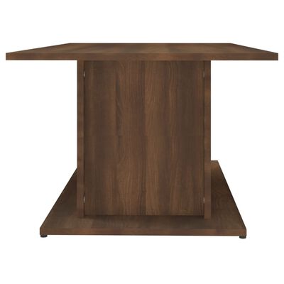 vidaXL Table basse chêne marron 102x55,5x40 cm bois d'ingénierie