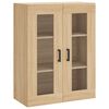 vidaXL Buffet haut Ch&ecirc;ne sonoma 69,5x34x180 cm Bois d'ing&eacute;nierie