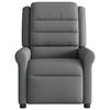 vidaXL Fauteuil inclinable de massage &eacute;lectrique gris fonc&eacute; tissu