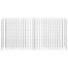 vidaXL Lit surélevé à gabion Acier galvanisé 180x30x90 cm