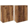 vidaXL Armoire Murale 2 pc Bois ancien 69,5 x 34 x 90 cm